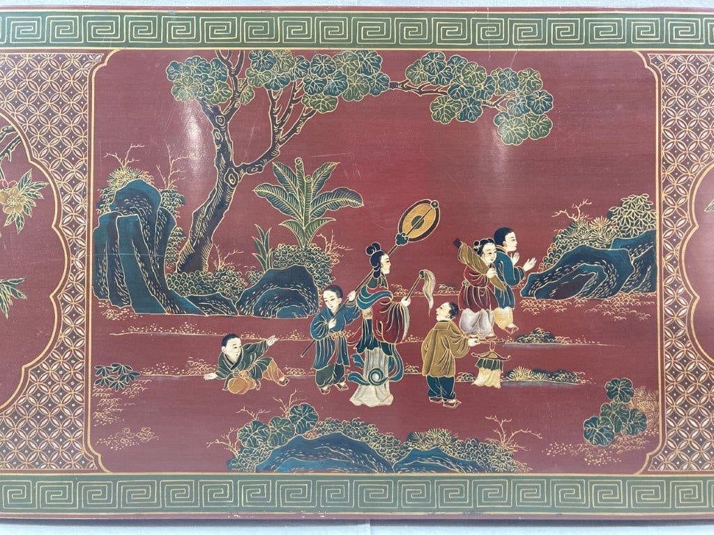 Chinoiserie Lacquered Wall Panel - 3