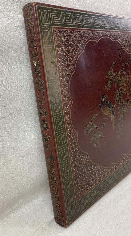 Chinoiserie Lacquered Wall Panel - 6