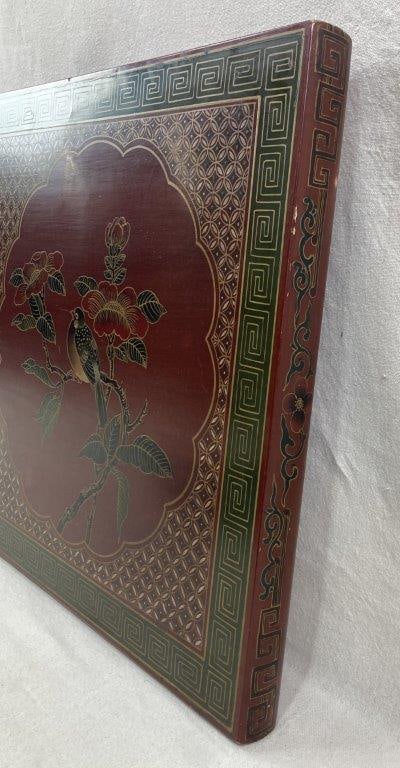 Chinoiserie Lacquered Wall Panel - 7