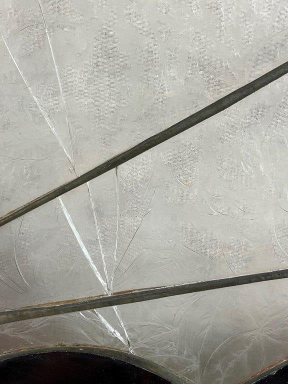 Southwestern Style Stained Glass Wolf Medallion - 3