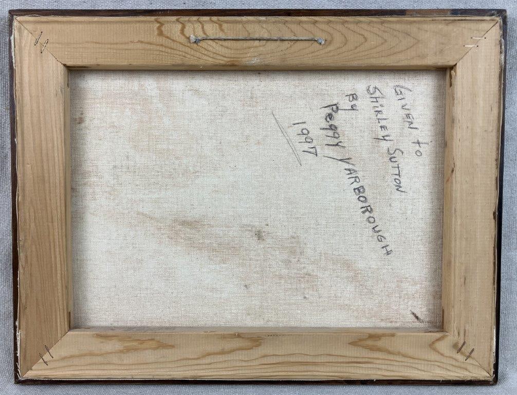 Folk Art Country Landscape Oil Painting - 6