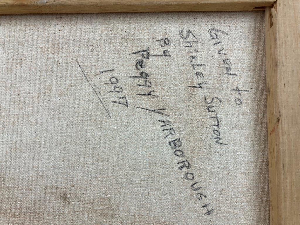 Folk Art Country Landscape Oil Painting - 7