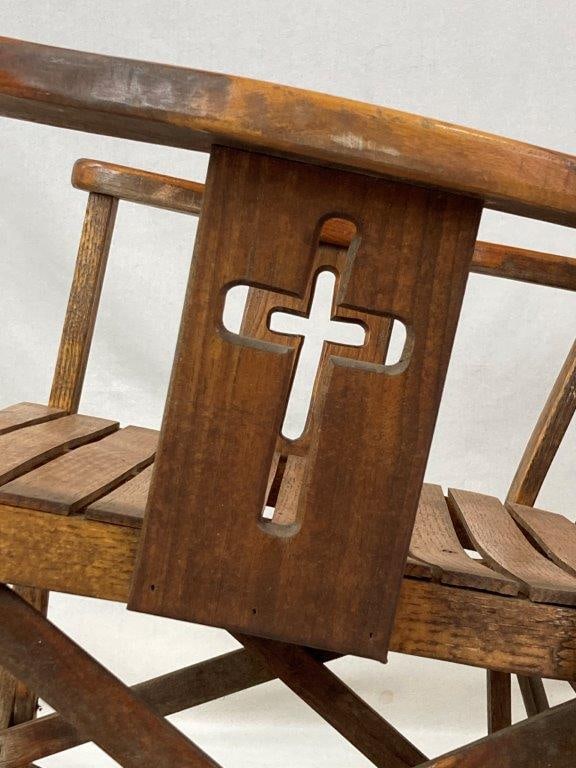 Pair of Amish Bentwood Slat Rocking Chairs - 14