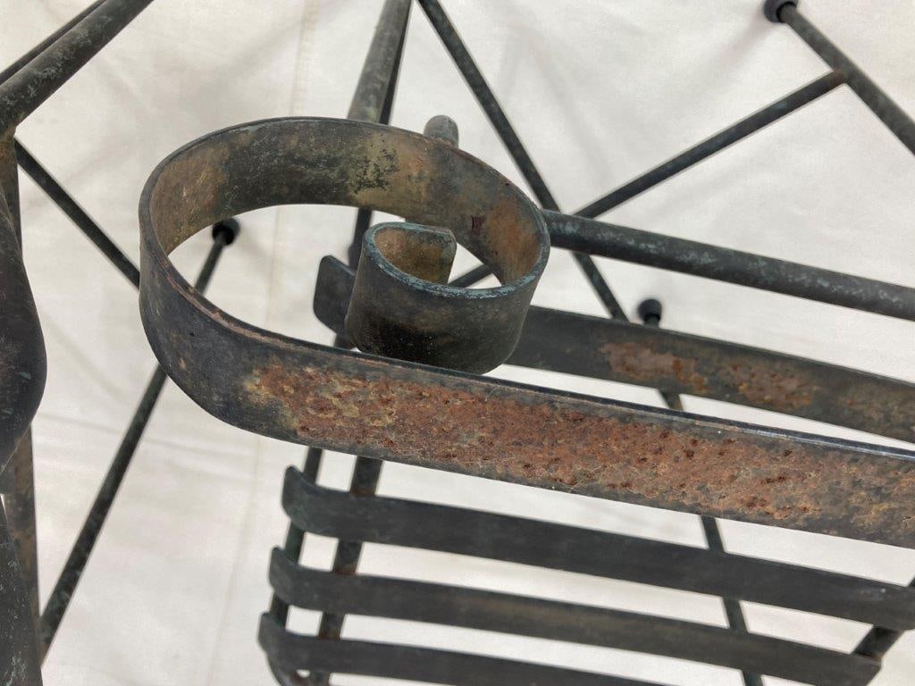 Pair of Iron Bistro Chairs - 10