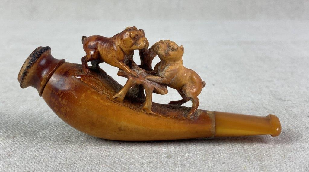 Carved Meerschaum Pipe - 2