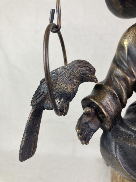 Bronze Figural Lamp - 3