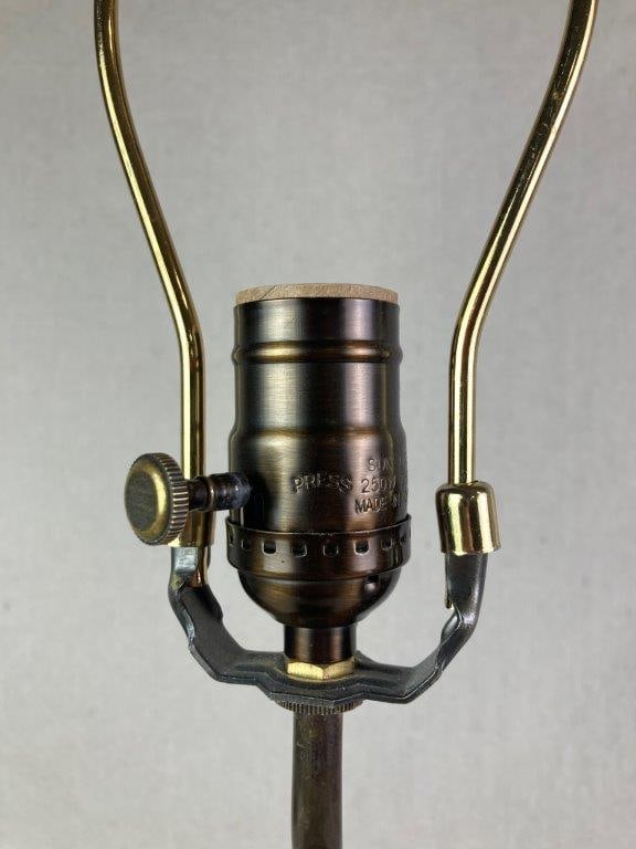 Bronze Figural Lamp - 5