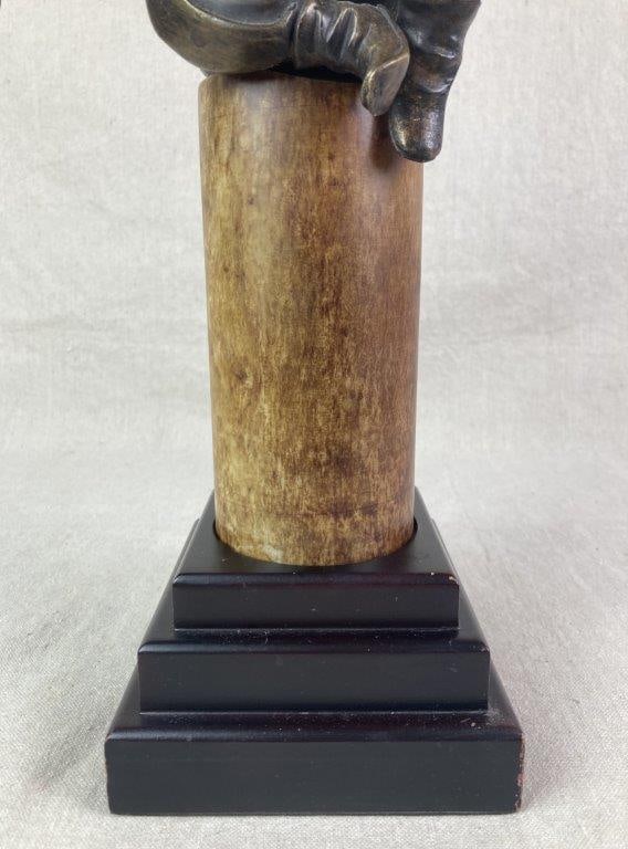 Bronze Figural Lamp - 6