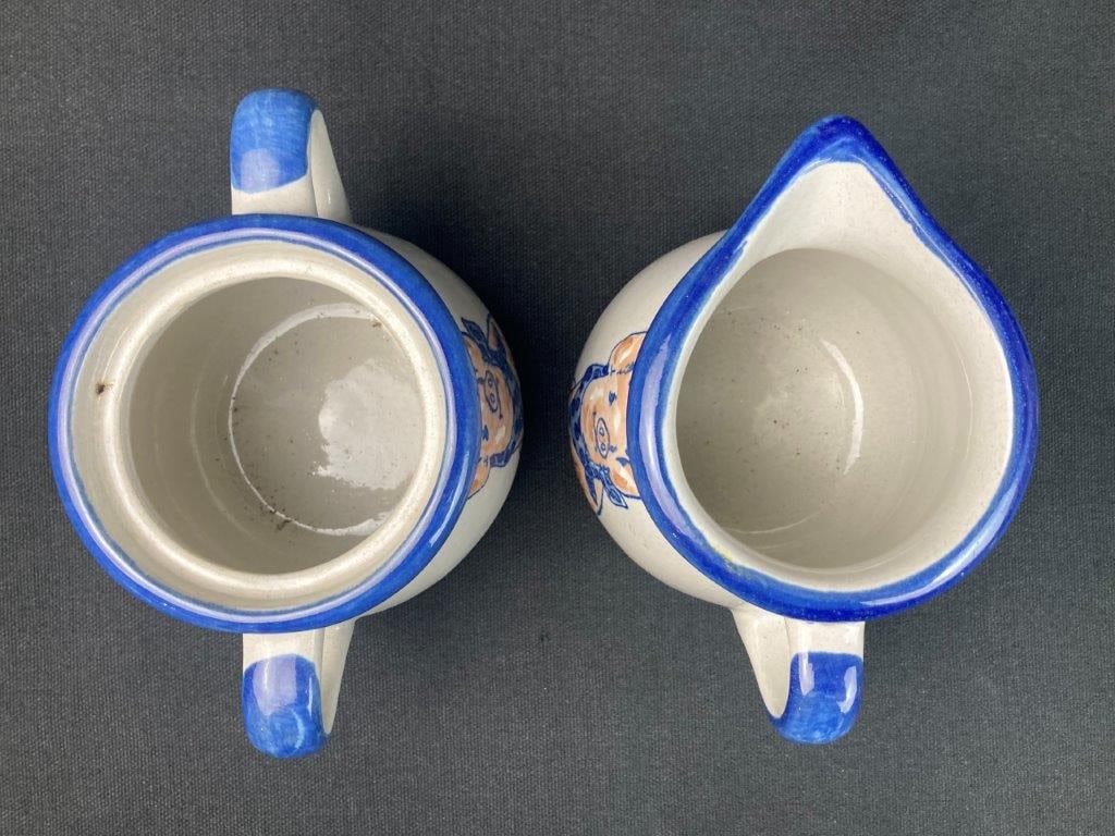 Louisville Stoneware Precious Pig Creamer and Sugar Set - 2