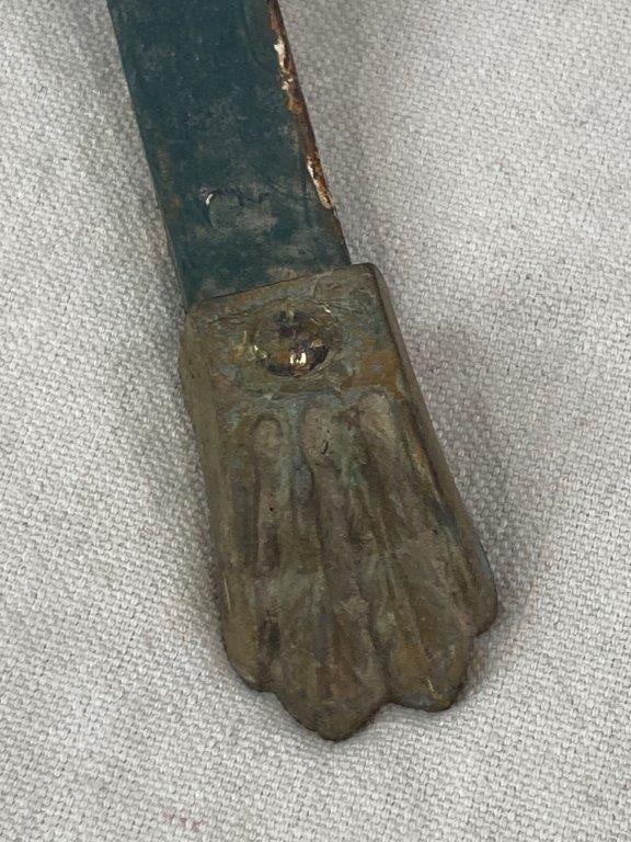 Neoclassical Style Glass Top Table - 7