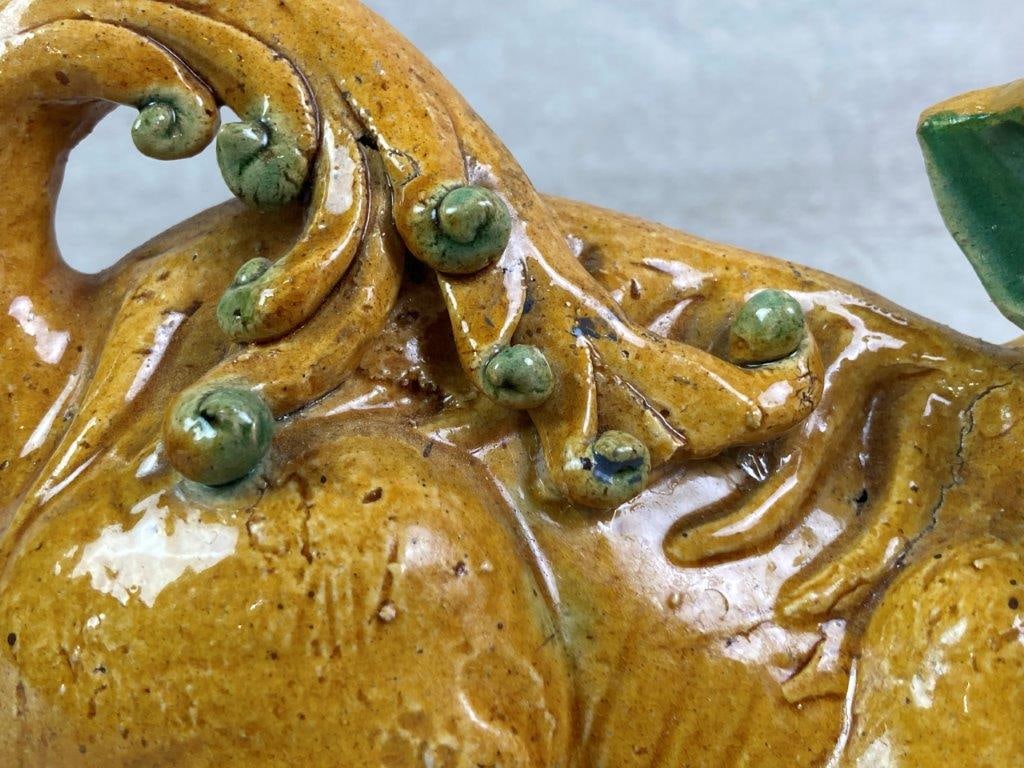 Foo Lion Pottery Figure - 6