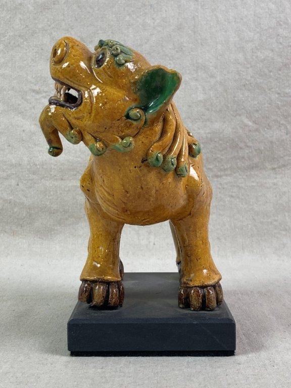 Foo Lion Pottery Figure - 7