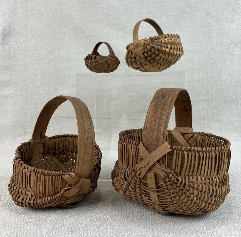Four Country Buttocks Baskets - 2