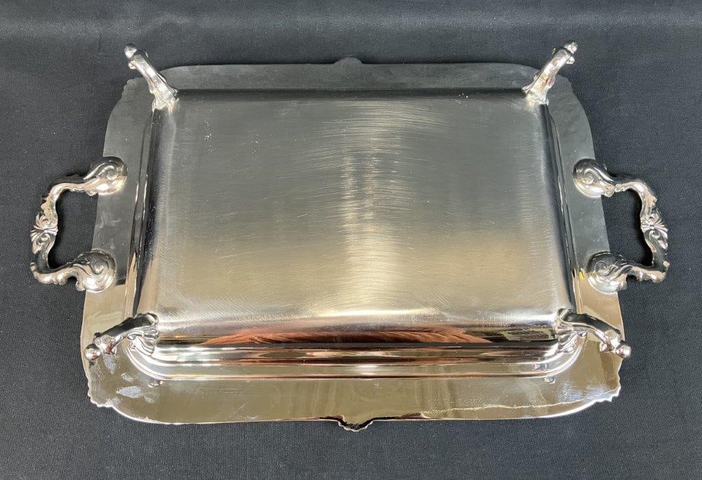 Silverplate Covered Server - 10