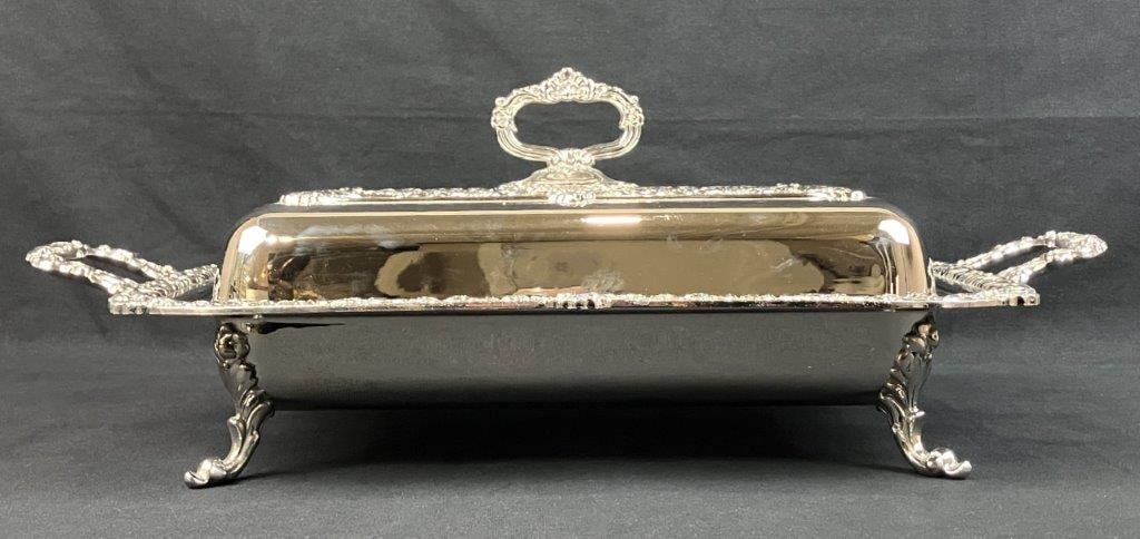 Silverplate Covered Server - 2