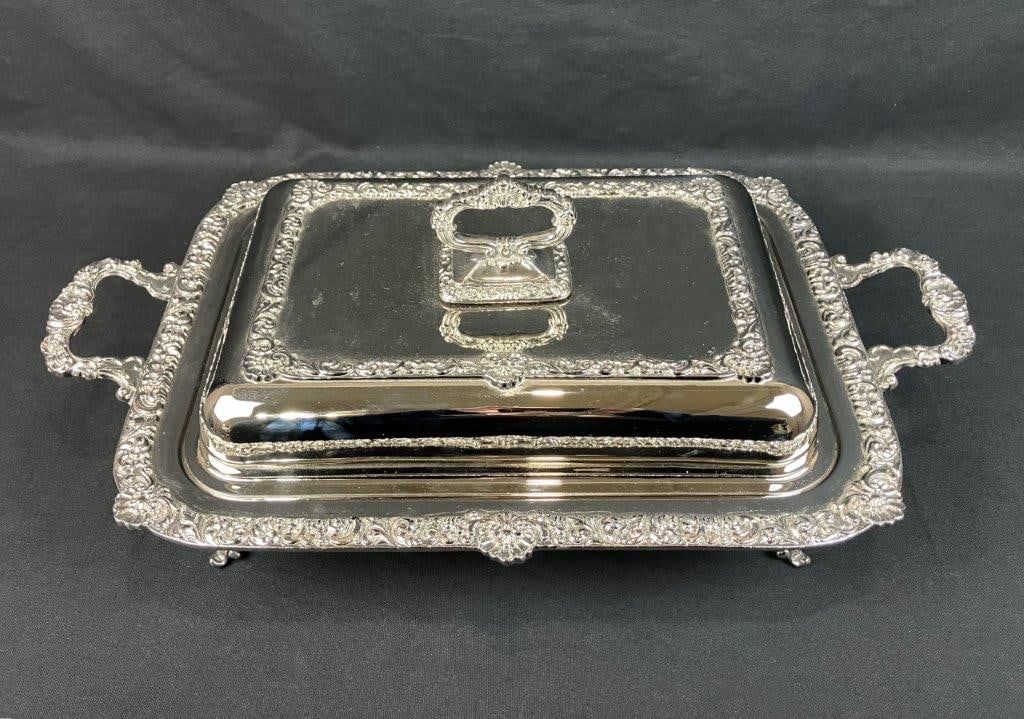 Silverplate Covered Server - 3