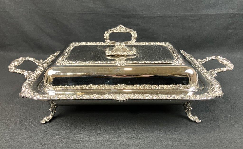 Silverplate Covered Server - 6