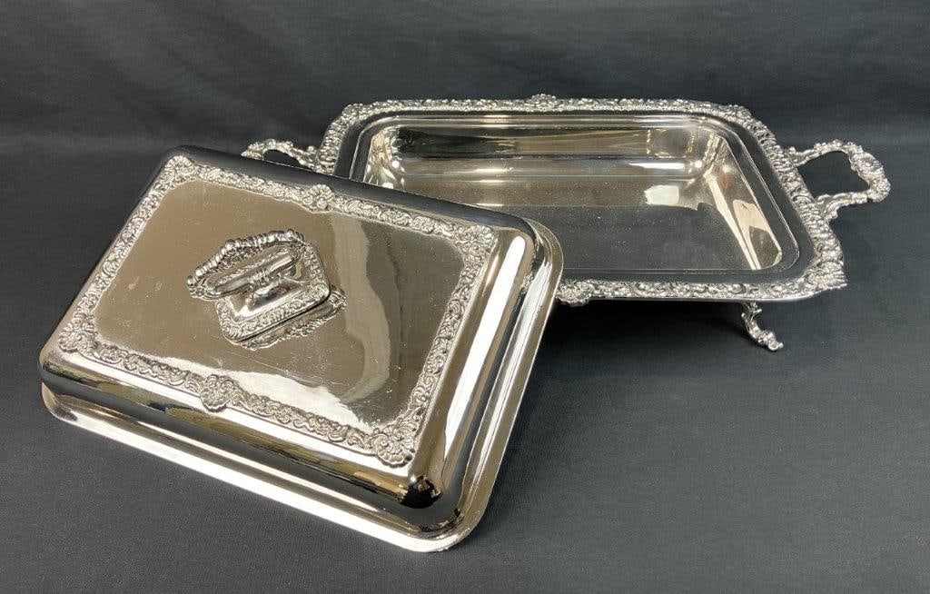 Silverplate Covered Server - 8