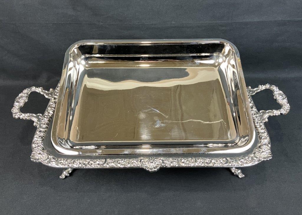 Silverplate Covered Server - 9