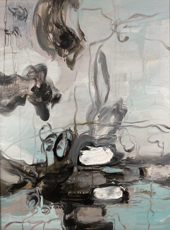 The Storm Awakes the Clouds, Abstract Oil Painting - 2