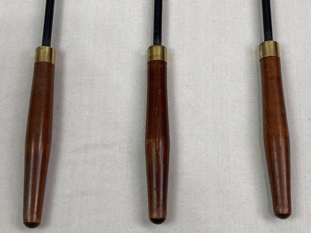 Mid Century Wrought Iron Fireplace Tool Set - 7