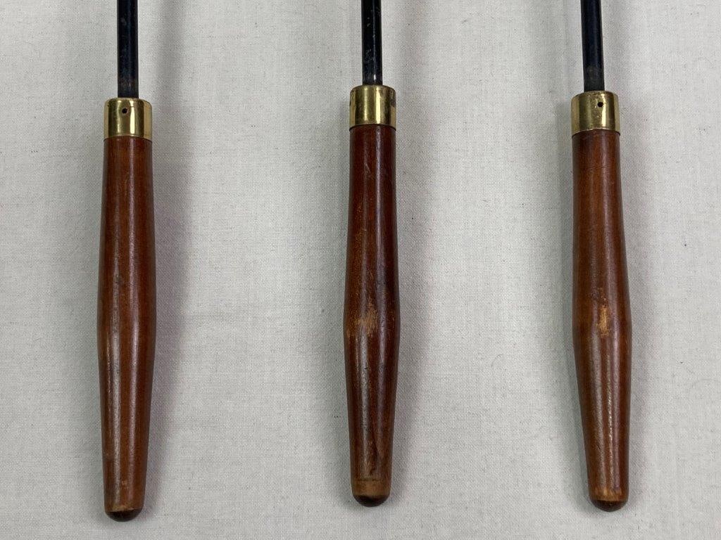 Mid Century Wrought Iron Fireplace Tool Set - 9