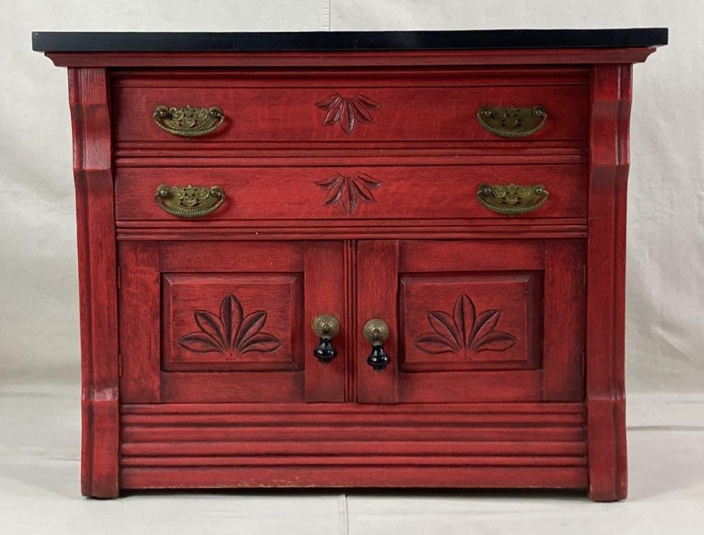 Country Washstand with Slate Top - 3