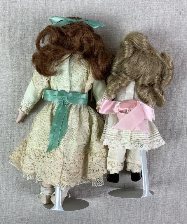 Assortment of Six Bisque Dolls - 18