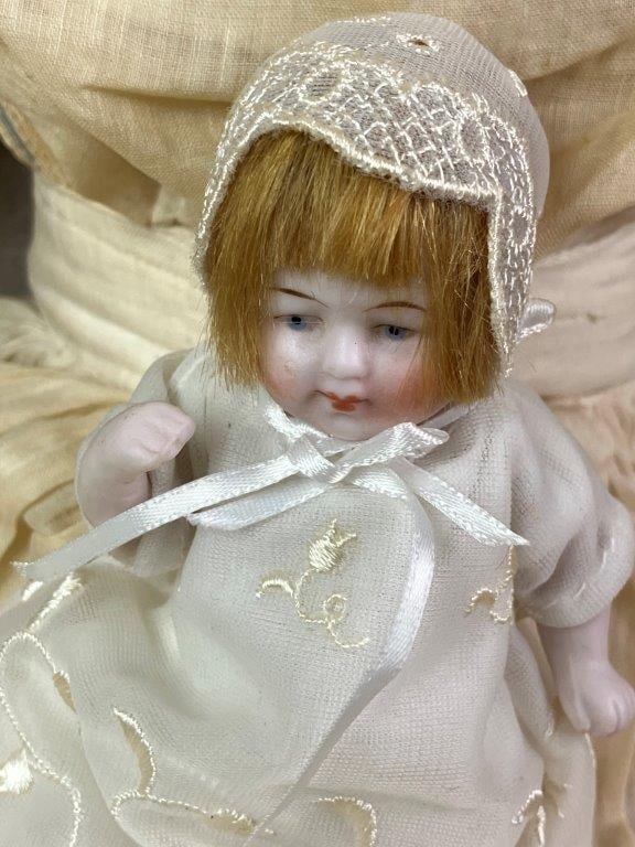 Assortment of Six Bisque Dolls - 5