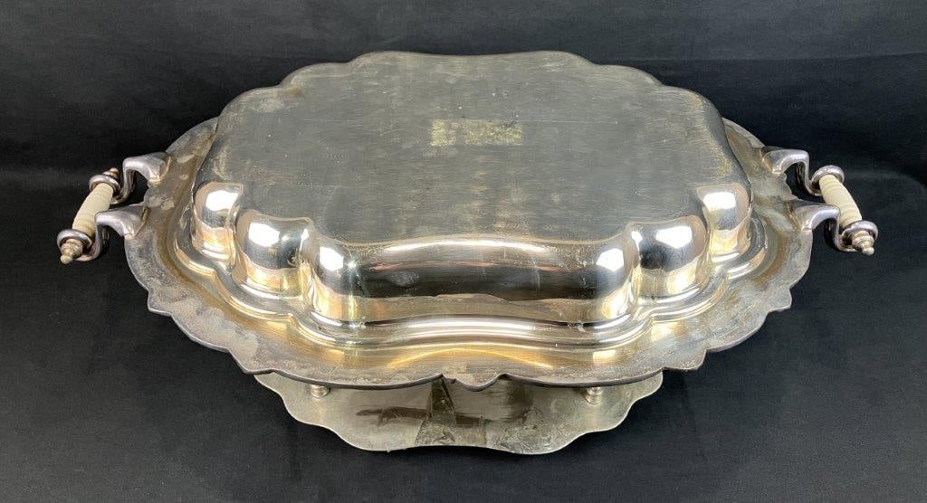 Silverplate Chafing Dish - 12