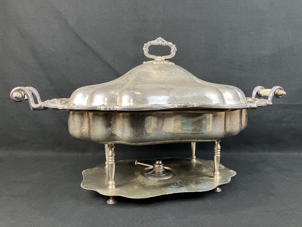 Silverplate Chafing Dish - 2