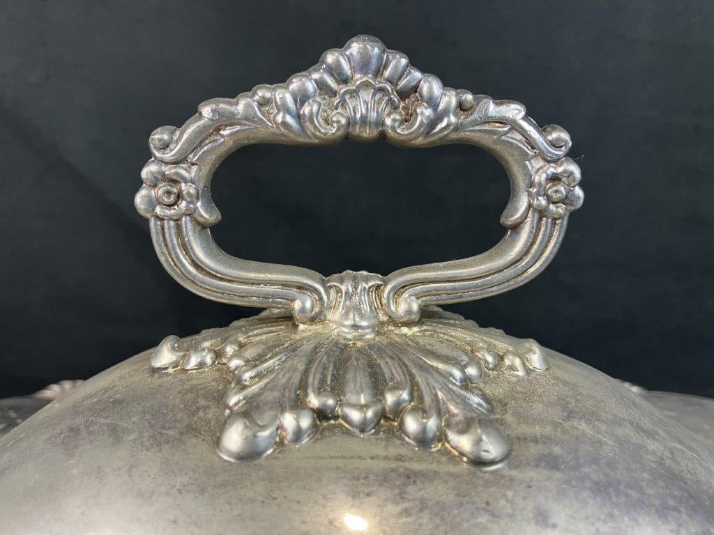 Silverplate Chafing Dish - 4