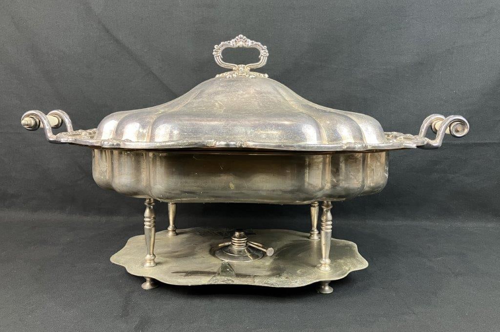 Silverplate Chafing Dish - 6