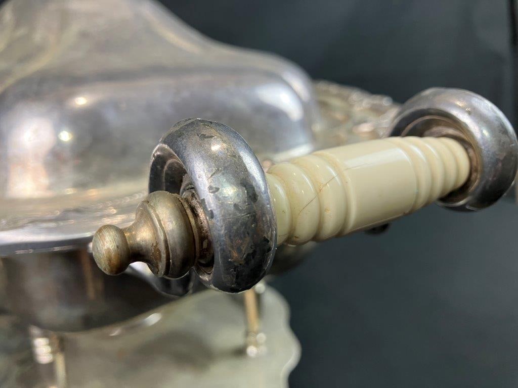Silverplate Chafing Dish - 9