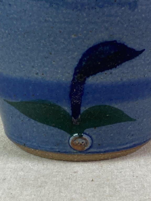 Decorated Studio Pottery Vase - 4