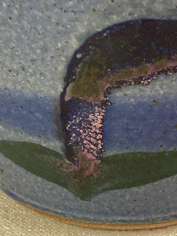 Decorated Studio Pottery Vase - 7