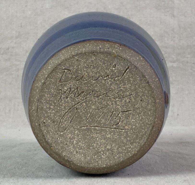 Decorated Studio Pottery Vase - 9