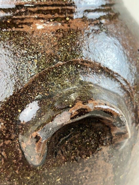 Southern Alkaline Glaze Stoneware Jar - 4