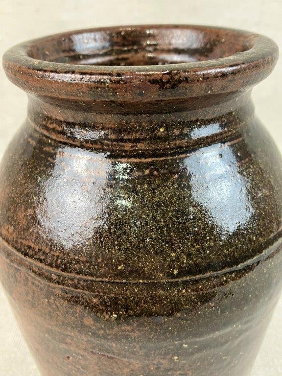Southern Alkaline Glaze Stoneware Jar - 7