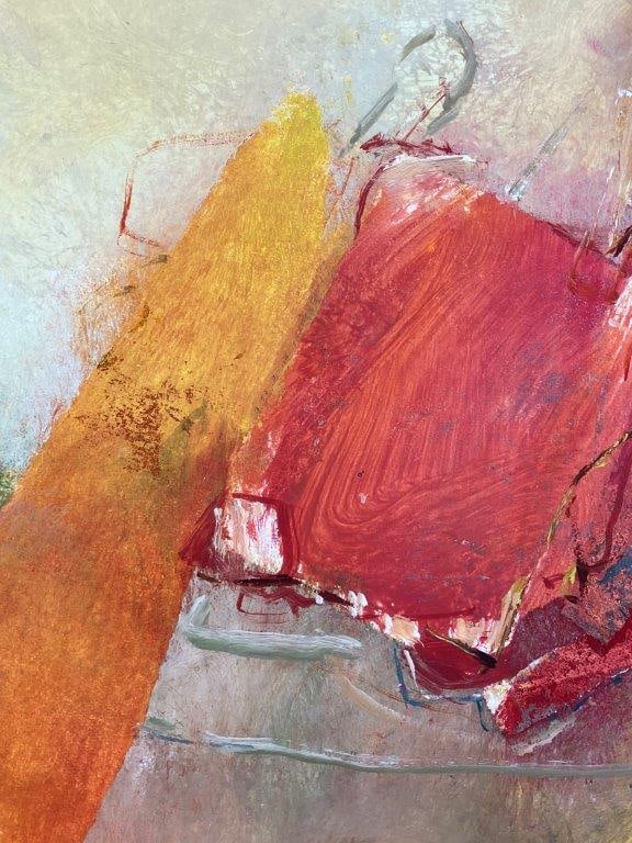 Carmello Castellano Sunset Over Moritz Abstract Landscape Oil Painting - 3