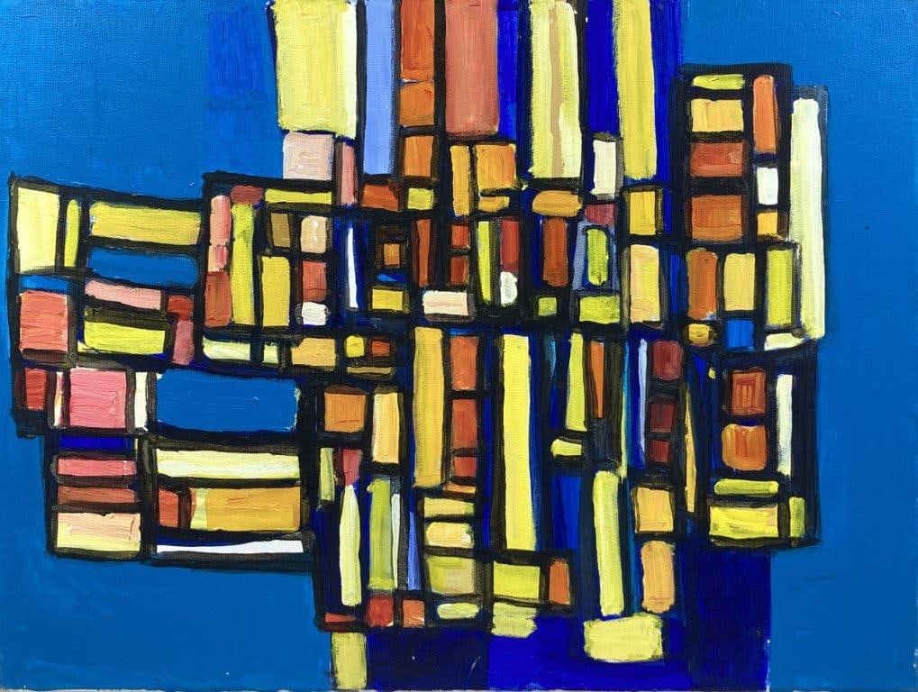 Walter Taft Bradshaw Abstract Oil Painting - 2