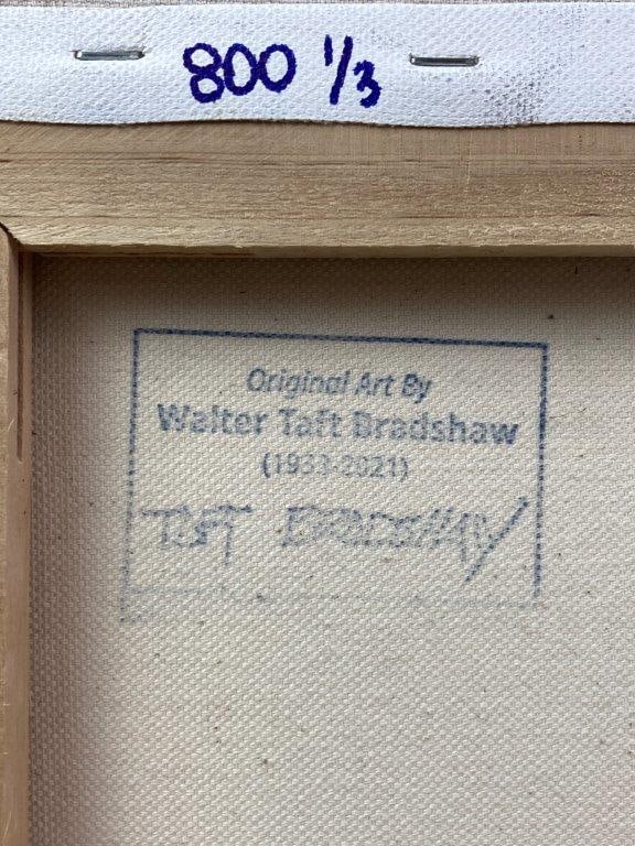 Walter Taft Bradshaw, Under the Sea, Abstract Oil Painting - 6