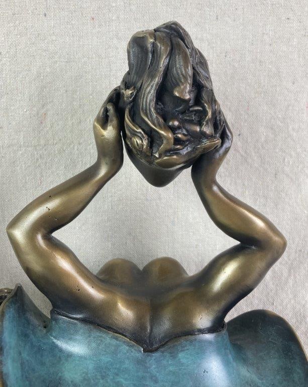 Bronze Ballerina Sculpture by Theo Sable - 6