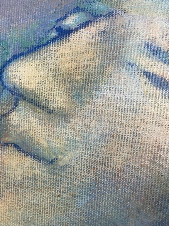 Lee Lawson Embrace Expressive Portrait Painting, 1986 - 3