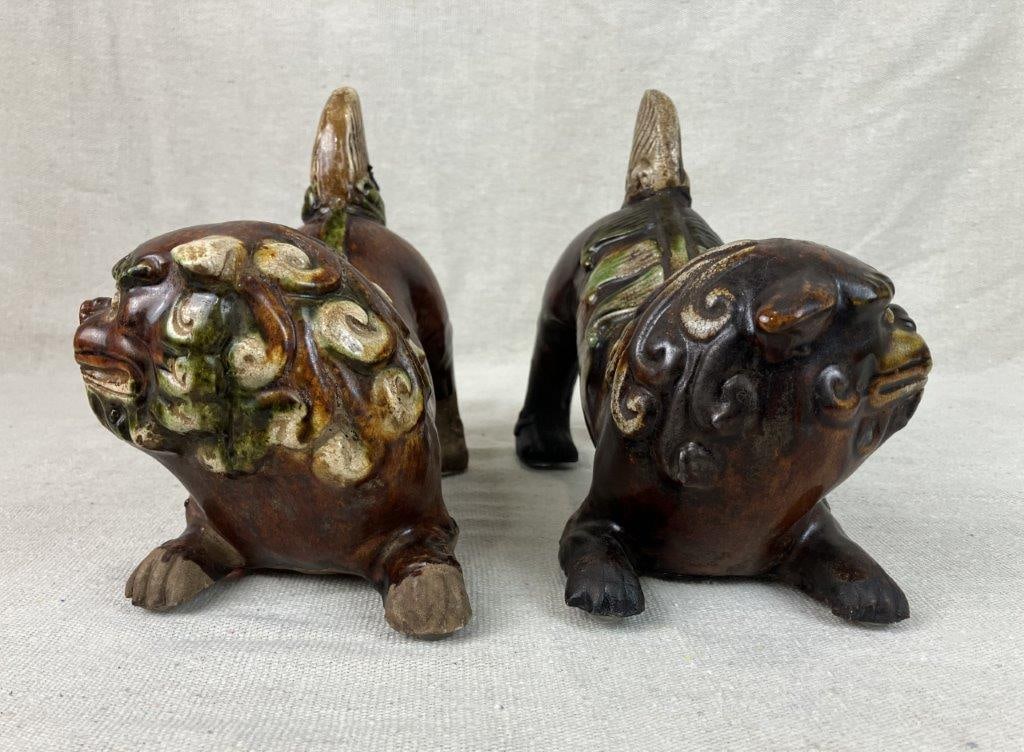 Pair of Chinese Foo Dogs - 3