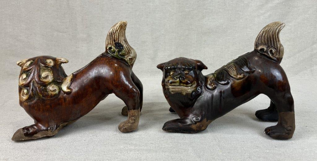Pair of Chinese Foo Dogs - 7