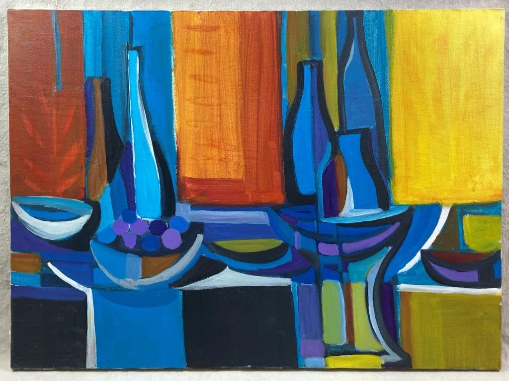 Walter Taft Bradshaw, Yeah! I, Abstract Oil Painting - 2