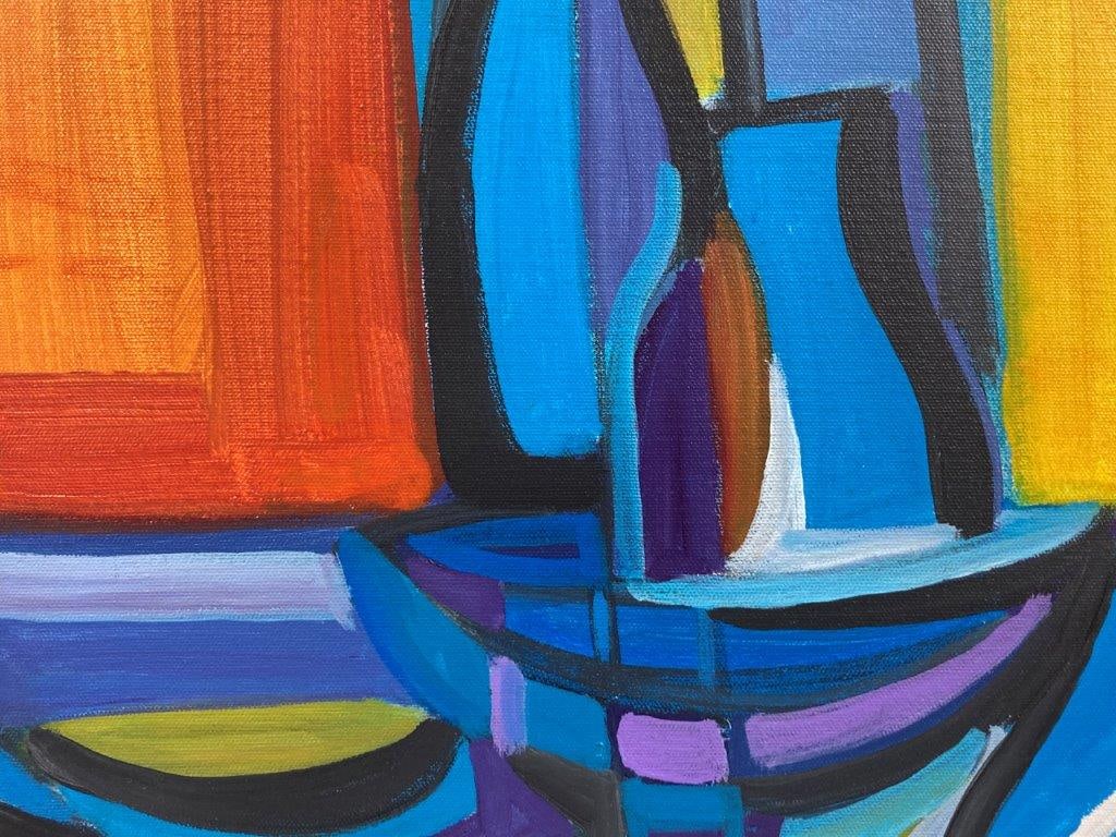 Walter Taft Bradshaw, Yeah! I, Abstract Oil Painting - 3