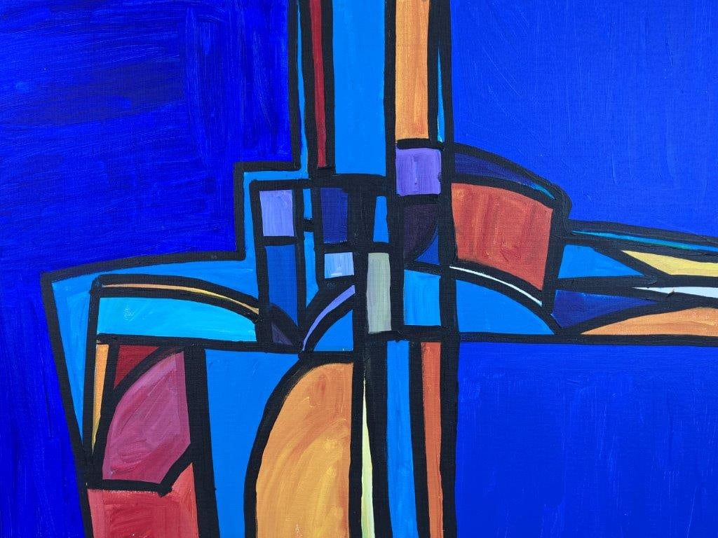 Walter Taft Bradshaw Abstract Oil Painting - 2