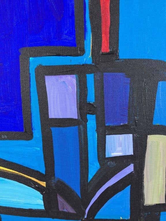 Walter Taft Bradshaw Abstract Oil Painting - 3